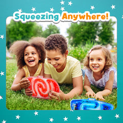 LESONG Sensory Tube durable shell withstands repeated squeezes for long-lasting play.
