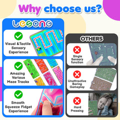 Lesong soft squeeze therapy toy helps kids regain composure with gentle squishing.