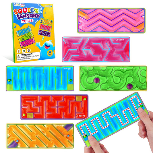 Lesong squishy sensory maze tubes encourage calm focus during classroom activities.