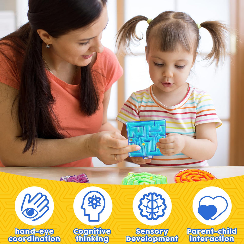 LESONG quiet fidget maze toy ideal for travel and quiet spaces