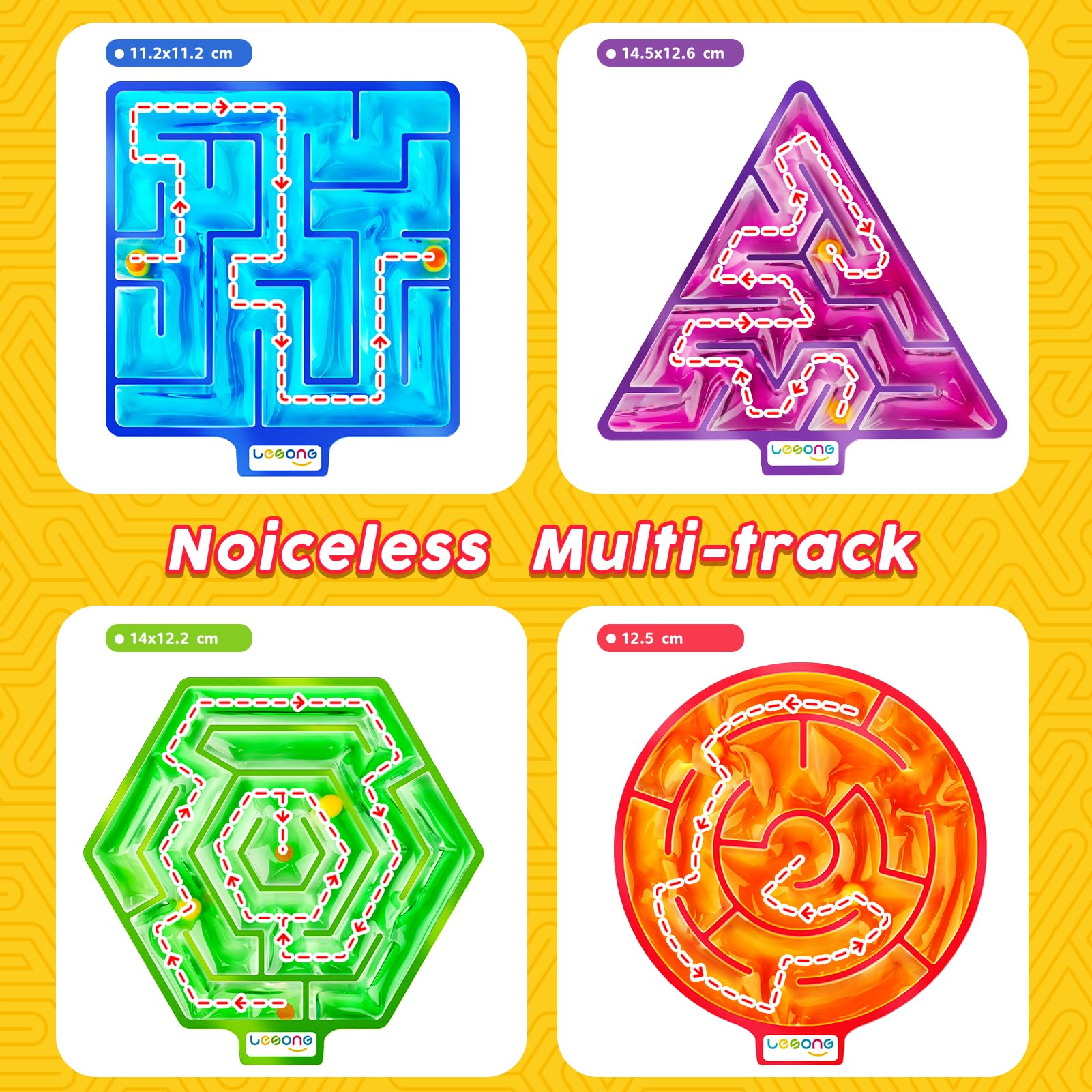 LESONG 4-pack fidget set for stress relief and concentration