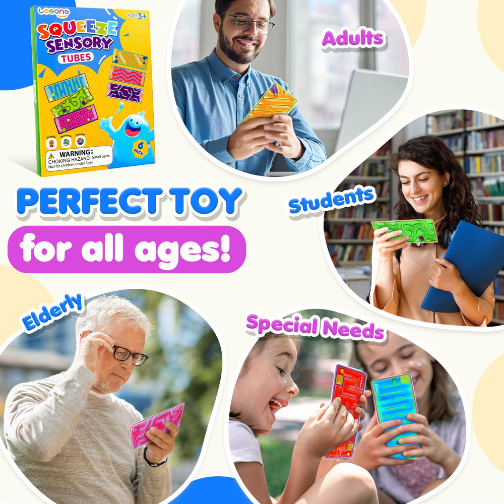 Lesong washable durable fidget pack keeps toys looking new after play.