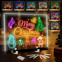 LESOON LED Note Board color draw — vibrant seven-color display for creative drawings.