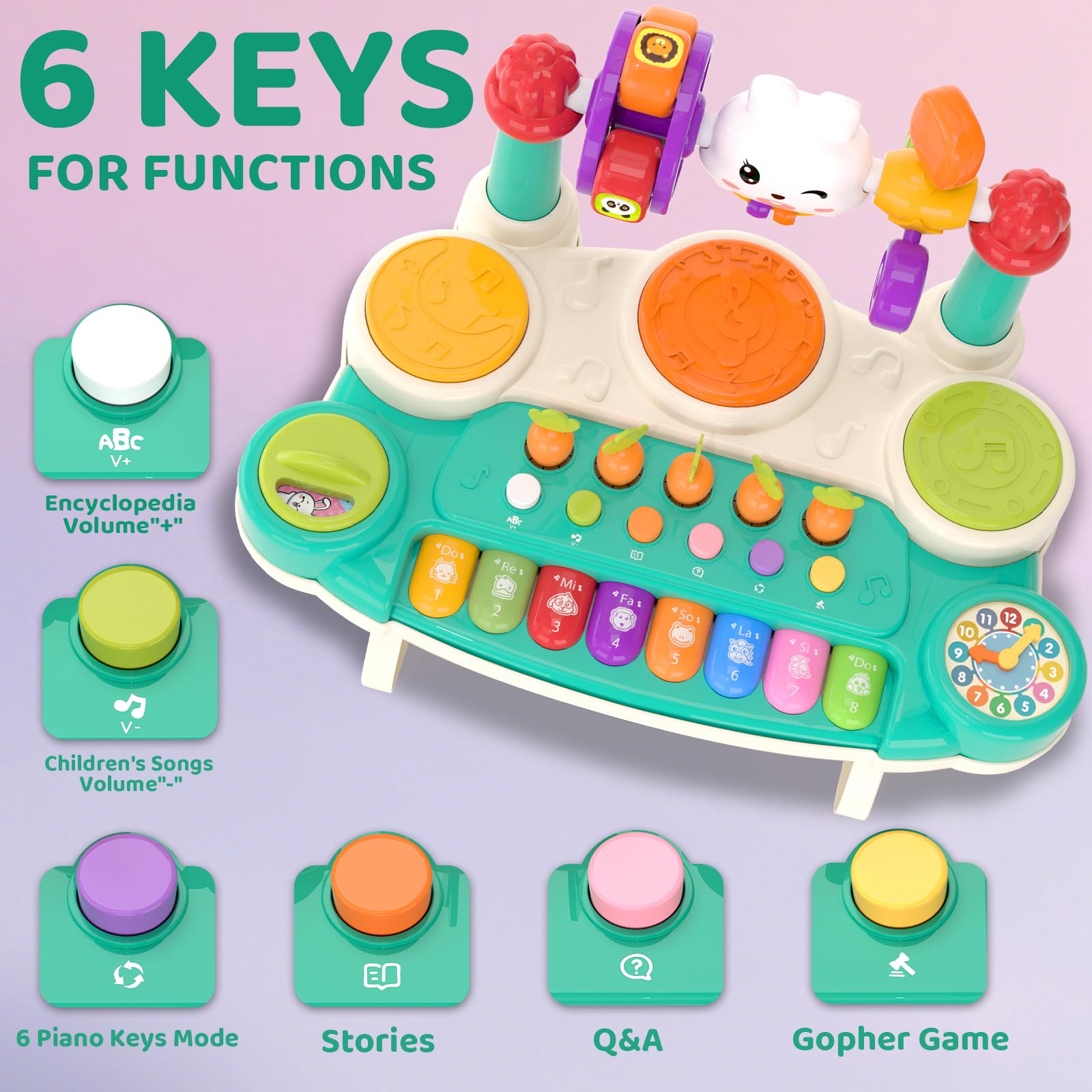 LESSETI carrot-pulling-game promotes fine motor coordination in toddlers.