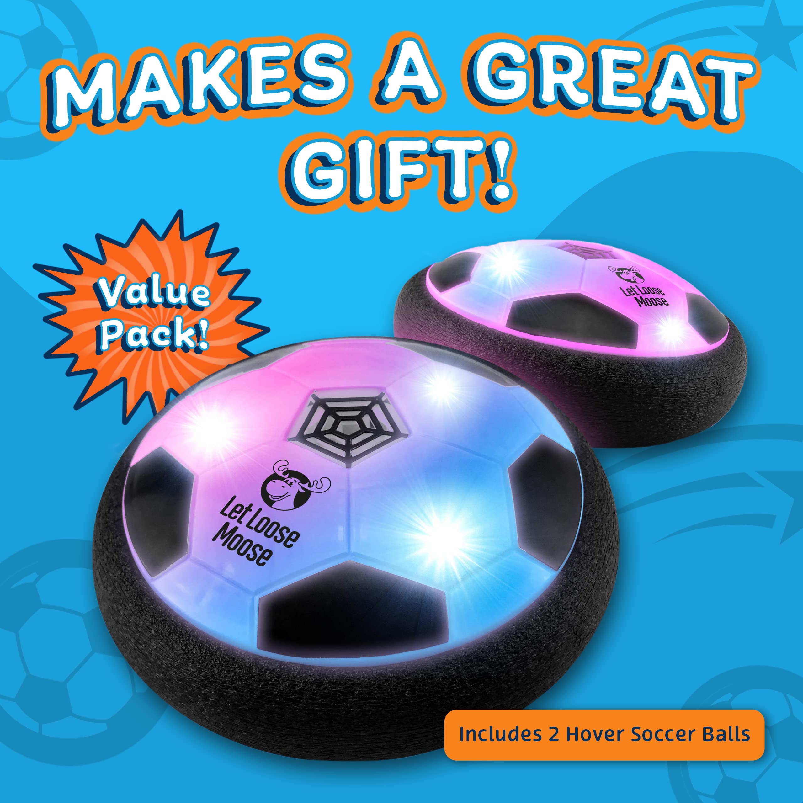 Let Loose Moose foam bumper design protects walls during safe play.