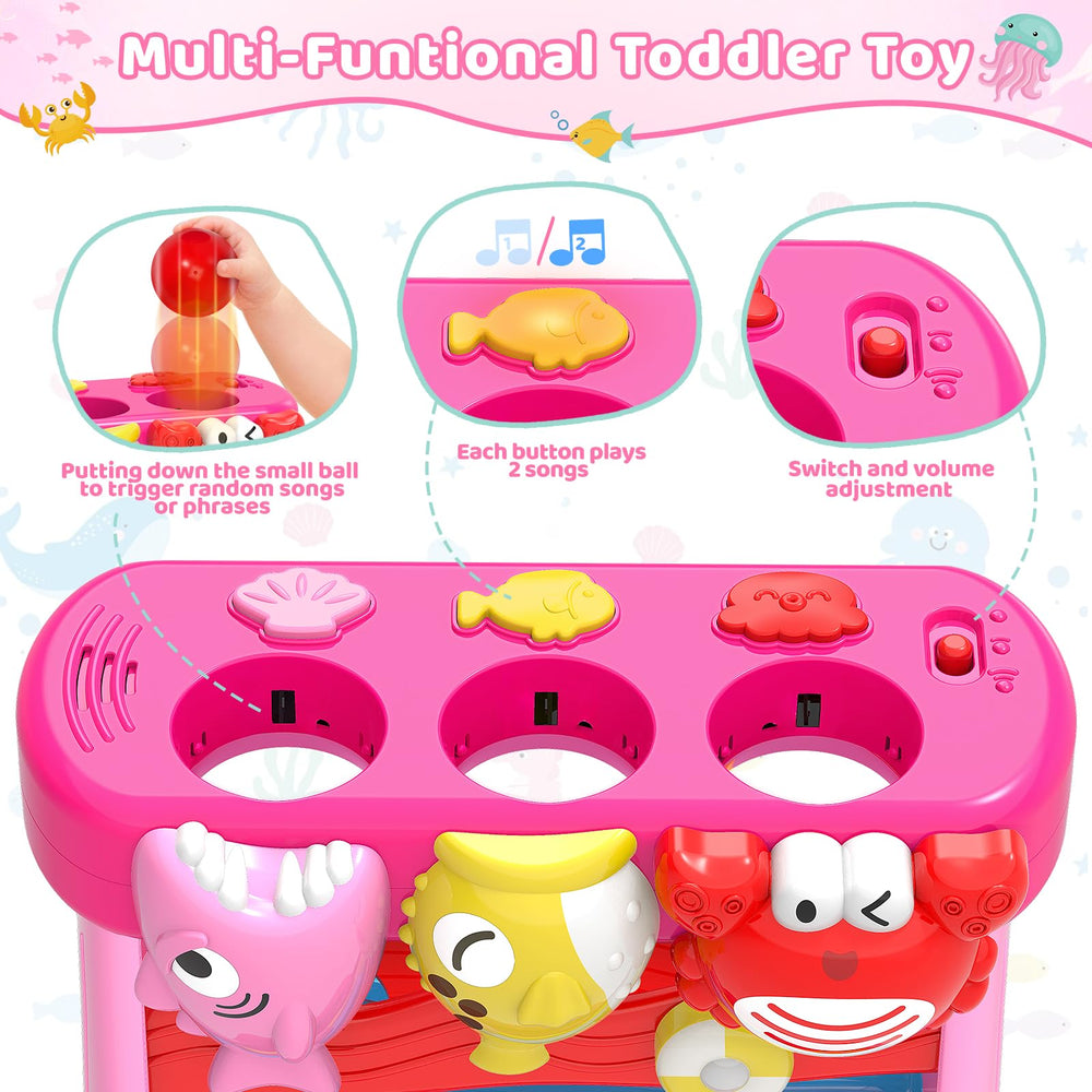 Letapapa animal sounds and cheerful music stimulate auditory engagement.