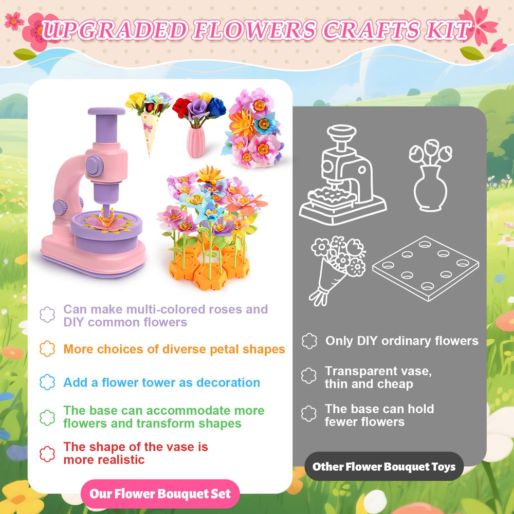 Letapapa bouquet wrap paper and tower provide charming presentation options.