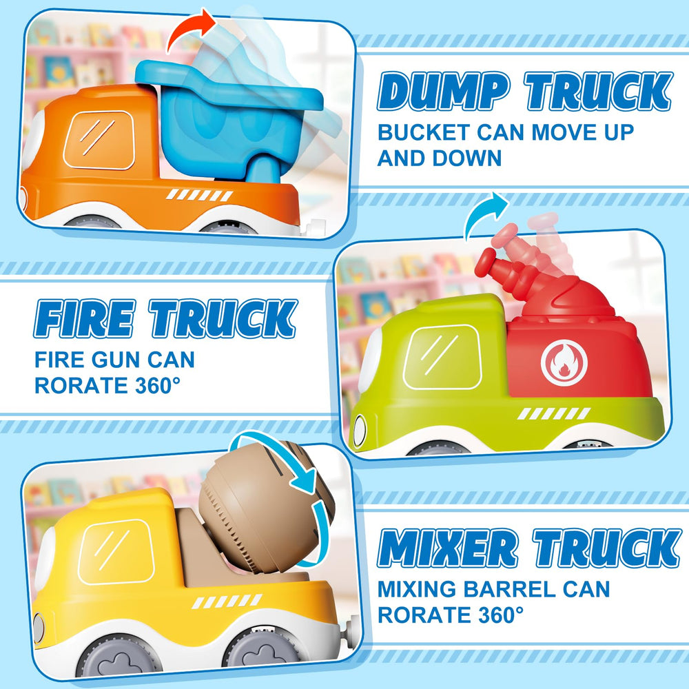Letapapa concrete truck toy supports construction-themed play.