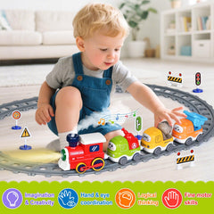 Letapapa dump truck toy encourages motor skills during play.