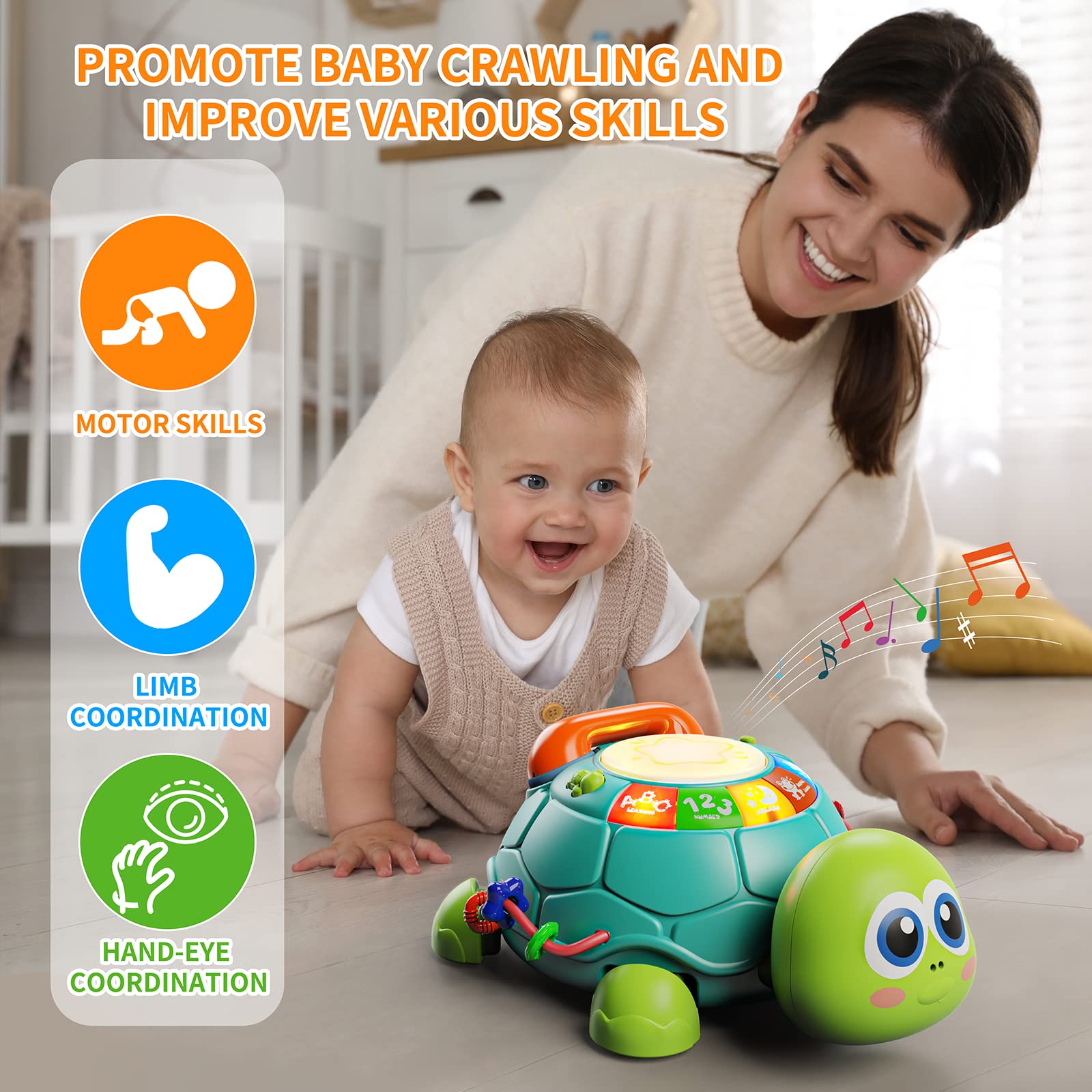 Letapapa educational toy teaches letters and numbers while encouraging counting
