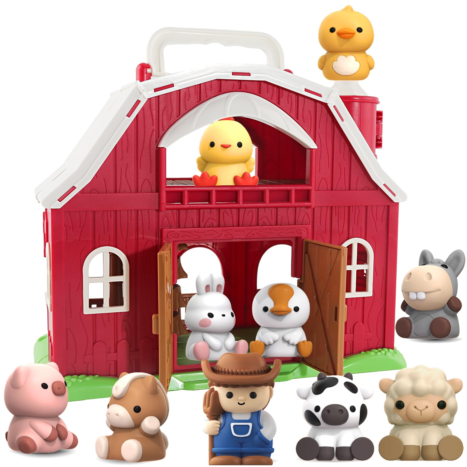 Letapapa farm barn big—durable, inviting space for imaginative toddler play and storytelling.