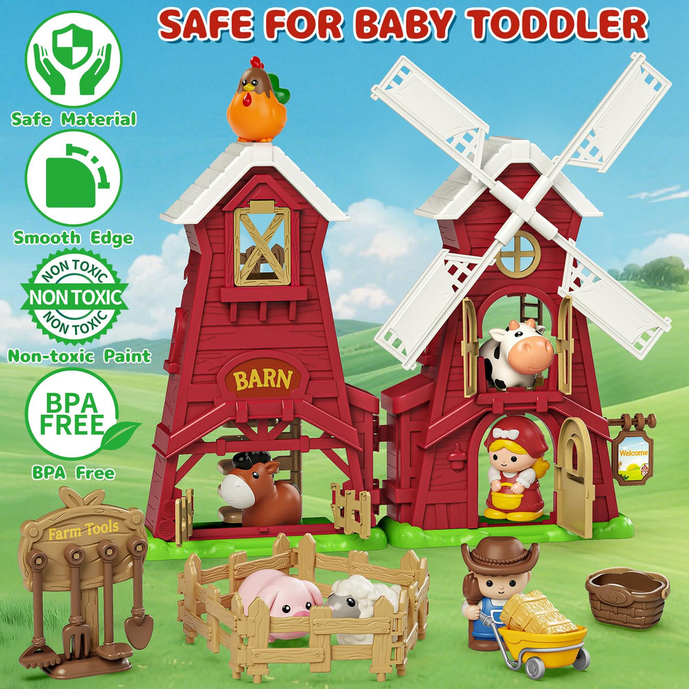 Letapapa farm fence creates boundaries for pretend farm management.