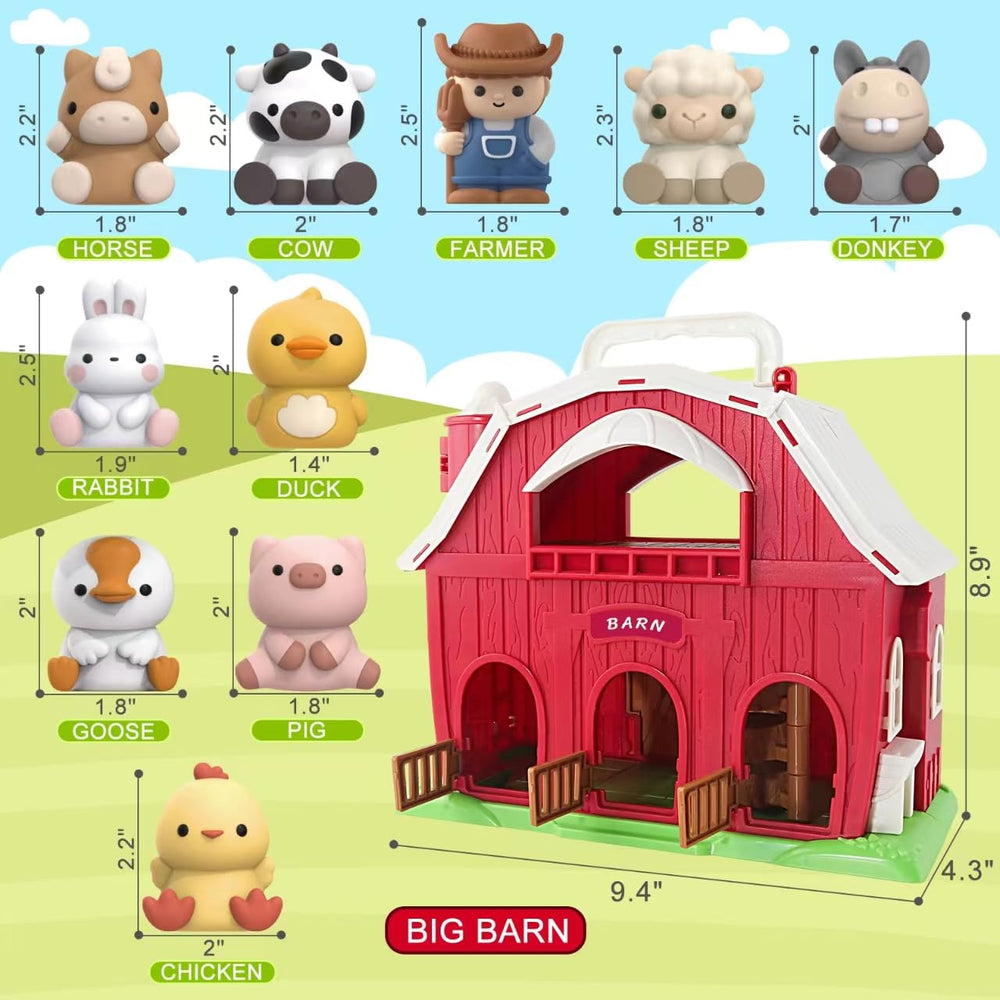 Letapapa farmer figure supports role-play and caregiving themes during farm pretend play.