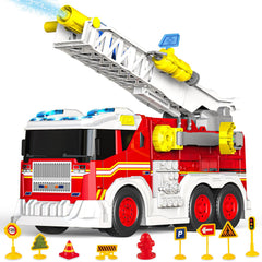 Letapapa Fire Truck with extendable ladder boosts imaginative play and motor skills