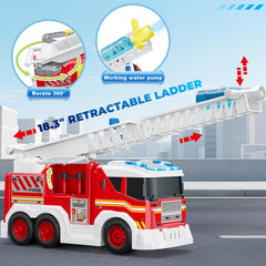 Letapapa fire truck durable and smooth-edged for safe play
