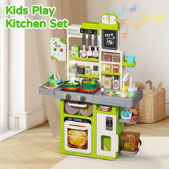 Letapapa Kids Play Kitchen Set dimensions 22 x 8.6 x 31.5 inches for ample space