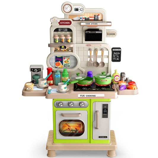 Letapapa play kitchen immersive stove with lights and sounds for interactive pretend cooking
