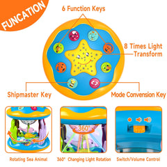 Letapapa sea animals sounds with melodies engage infant senses.