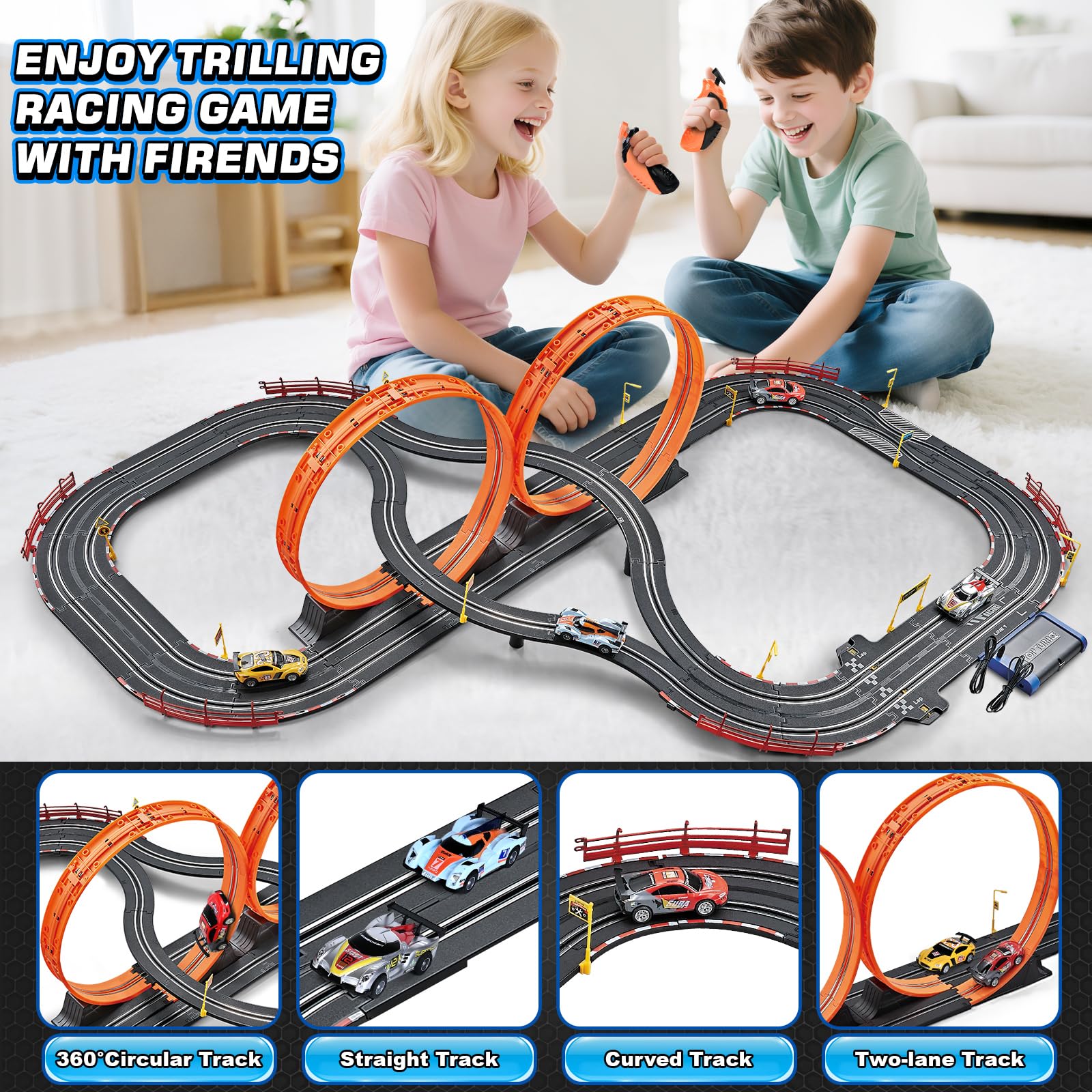 Letapapa remote controls enable flexible play from a distance.