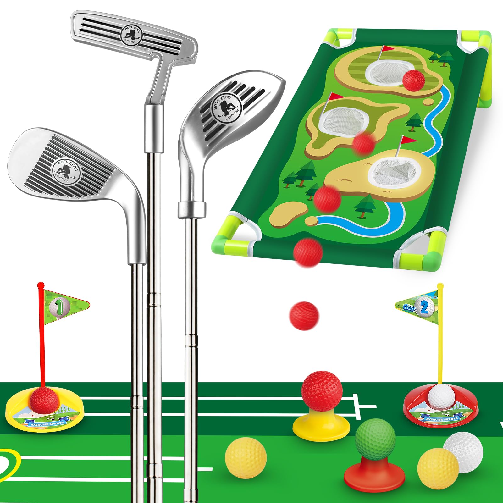 Letapapa adjustable-clubs for toddlers support growing skills with easy grip.