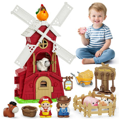 Letapapa toddler windmill barn for imaginative farm play and early learning.