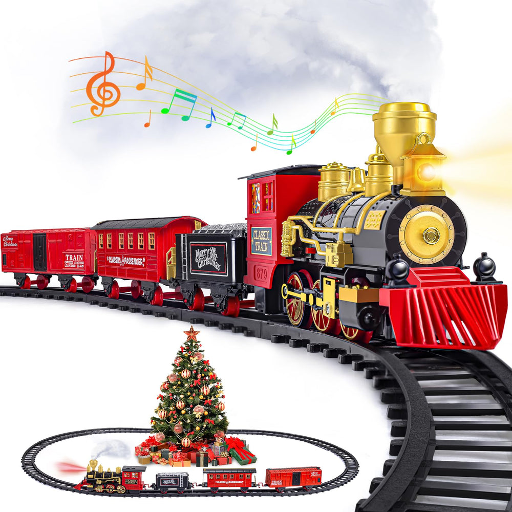 Letapapa steam locomotive with authentic steam effects for festive play.
