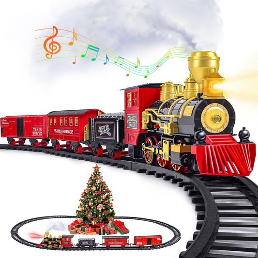 Letapapa steam locomotive with authentic steam effects for festive play.