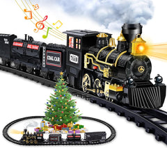 Letapapa steam locomotive with glowing headlights for festive play.
