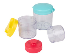 Leticia's Corner montessori grip canister bath toy, colorful and engaging for sensory play.