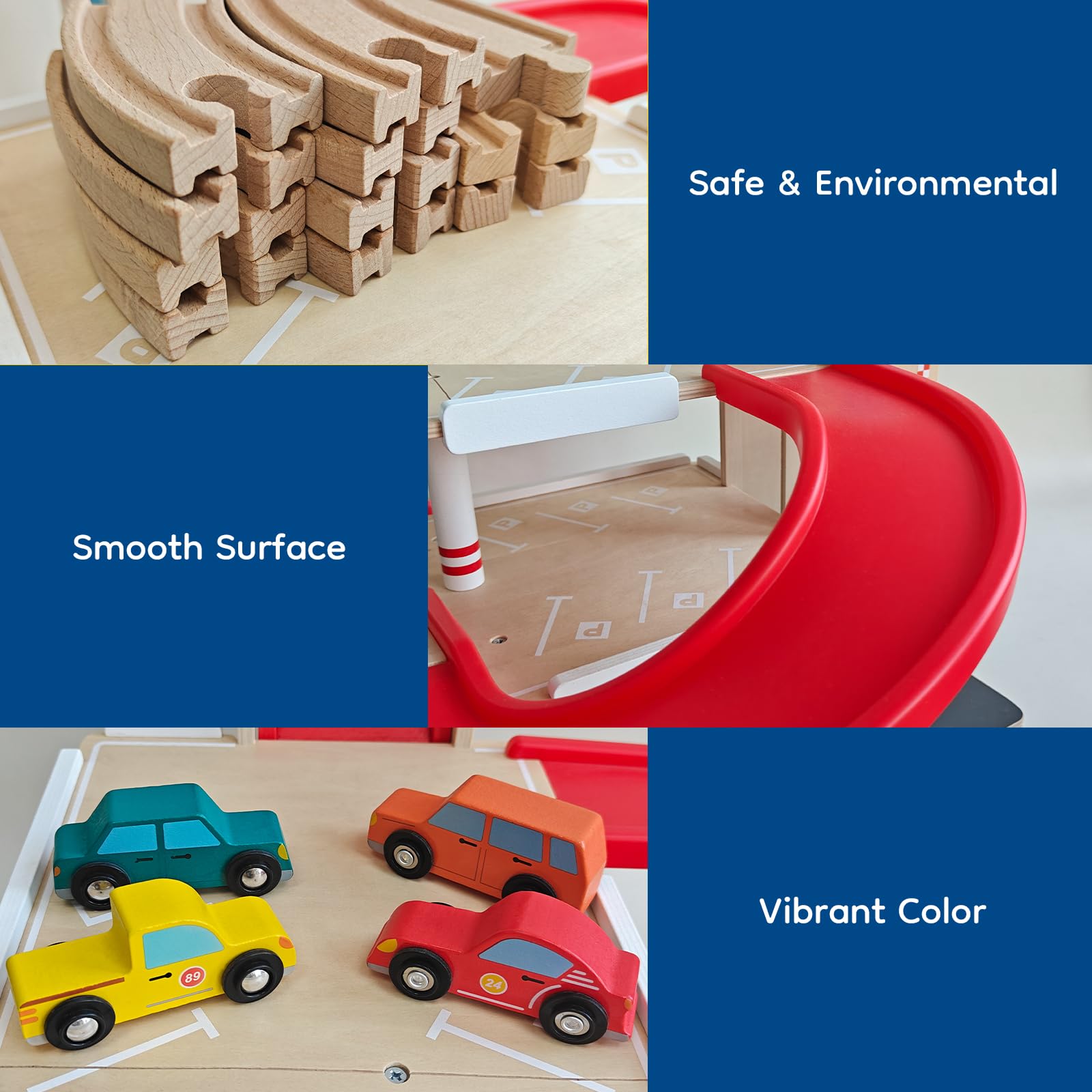 Letoiz spiral ramps invite kids to navigate cars with speed and precision