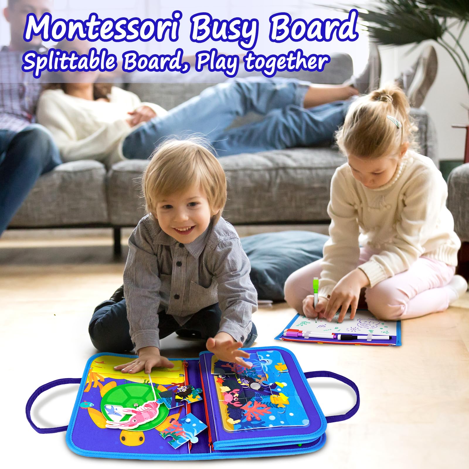 Letoya Busy Board drawing board encourages drawing and focus