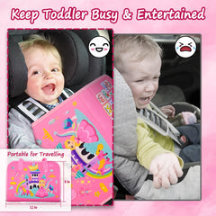 Letoya Busy Board travel-friendly design for on-the-go learning.