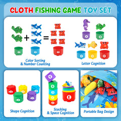 Letoya stackable cups support sorting and size differentiation during play