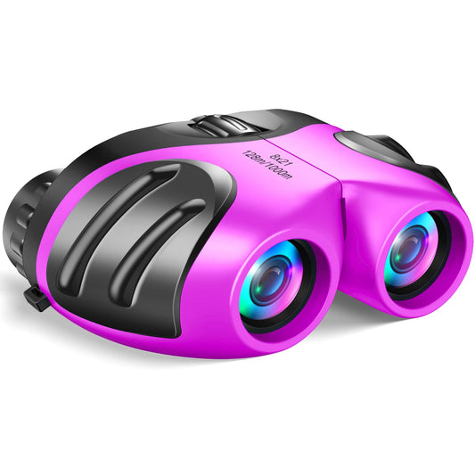 LET'S GO! kid binoculars with safety eyepieces protect eyes during outdoor play