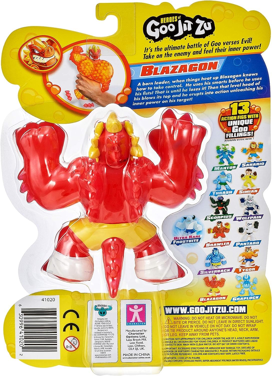 Letunis Blazagon hero pack packaging display invites kids to collect and play