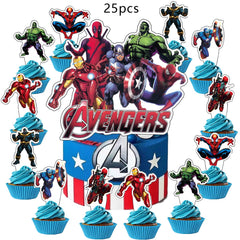 Leuaxmy Avengers tablecloth unifies the table decor and protects surfaces