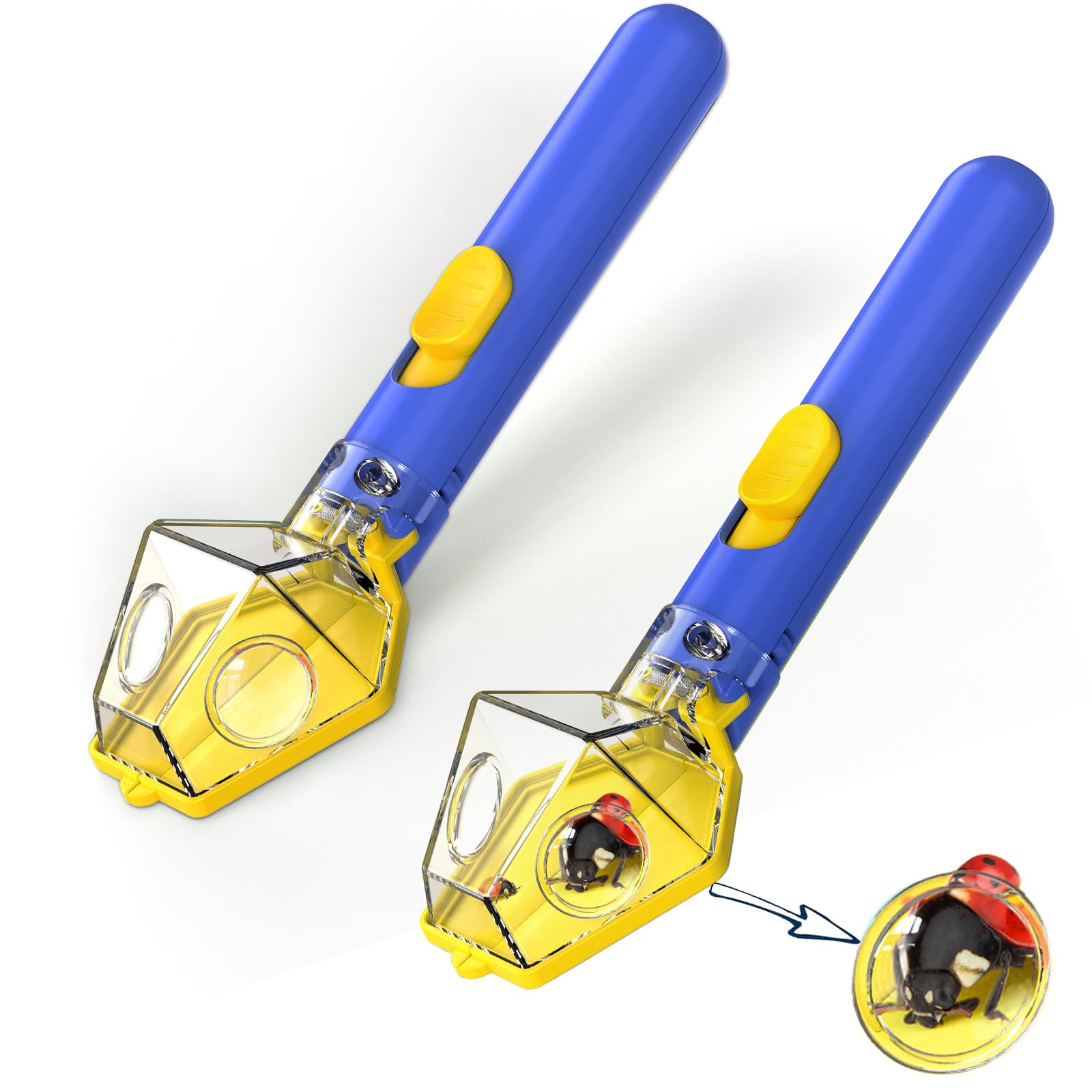 LEUOA Bug Catcher Kit close-up shows ergonomic design for kids' learning