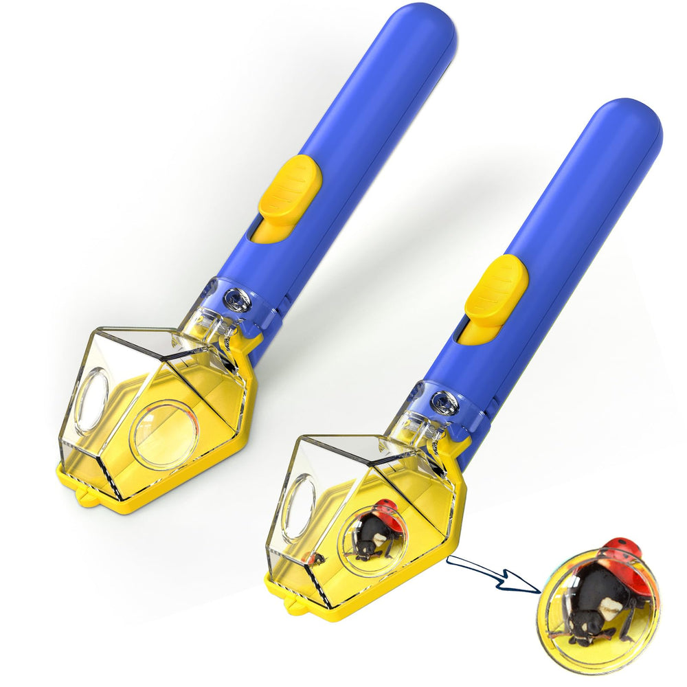 LEUOA Bug Catcher Kit close-up shows ergonomic design for kids' learning