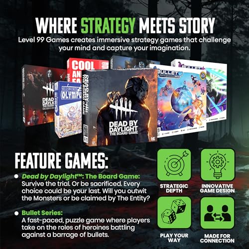 Level 99 Games Dead by Daylight miniatures ready for tense chase scenes