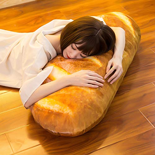 Levenkeness bread toy fits beds, sofas, chairs, and even bikes for fun decor.