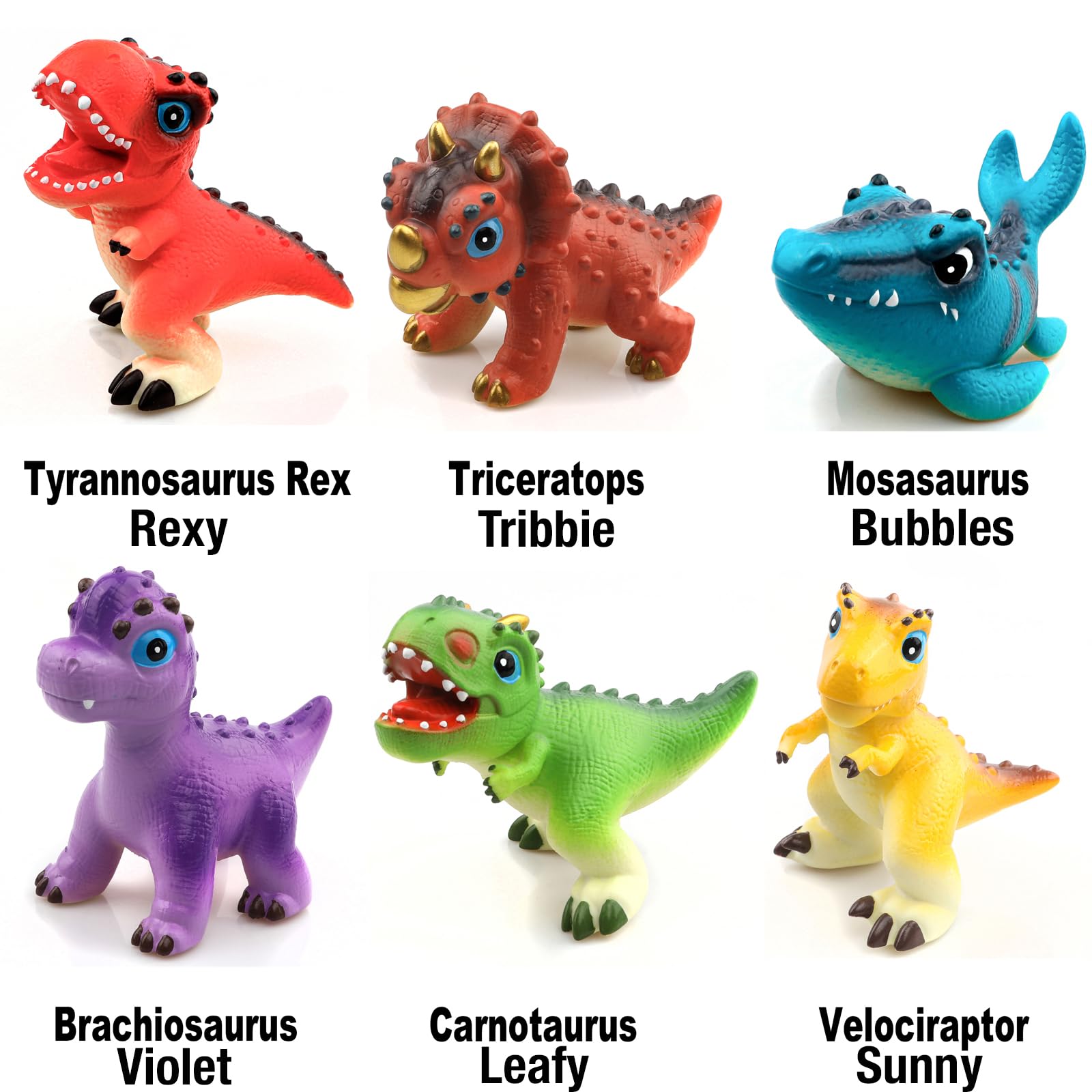 LEWAN Dino Adventure Crew Sunny Velociraptor figure boosts storytelling and motor skill play