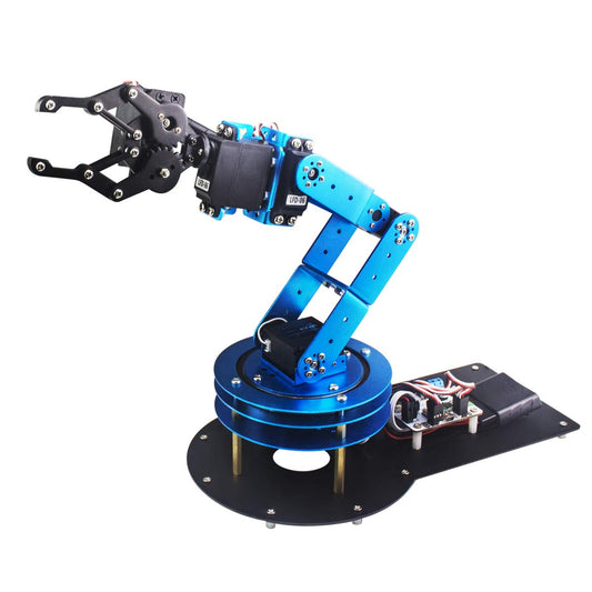 LewanSoul LeArm base-assembly demonstrates a stable foundation for precise movements.