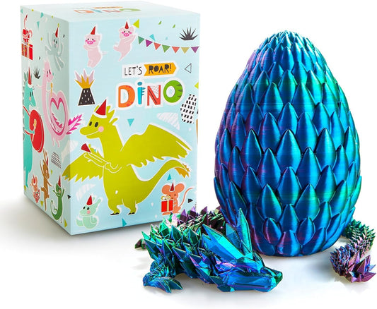 LEWELLRY dragon egg 3D printed detail for display and play