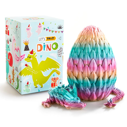 LEWELLRY dragon egg 5.5-inch detail with hinge joints for poseable play