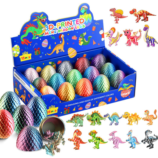 LEWELLRY Dragon Egg Collection Mystic Spectrum eggs glow for enchanting display