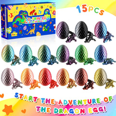 LEWELLRY Mystic Spectrum eggs arranged by color create a gradient display