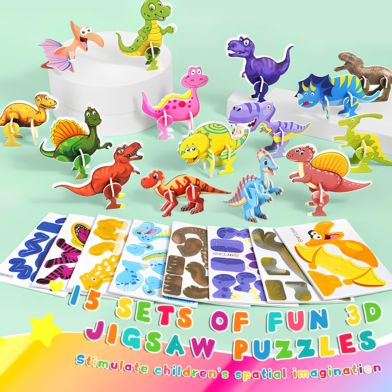 LEWELLRY Dragon Egg Collection on shelf inspires storytelling and imaginative play