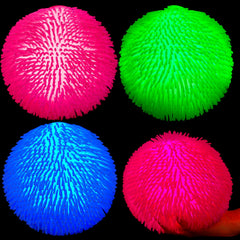 Lewtemi 9-inch green puffer ball glows for night play