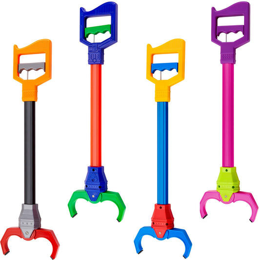 Lewtemi 4-pcs grabber claws pack in action, improving hand-eye coordination.