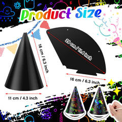 Lewtemi bamboo skewers with hats enable easy color reveals.